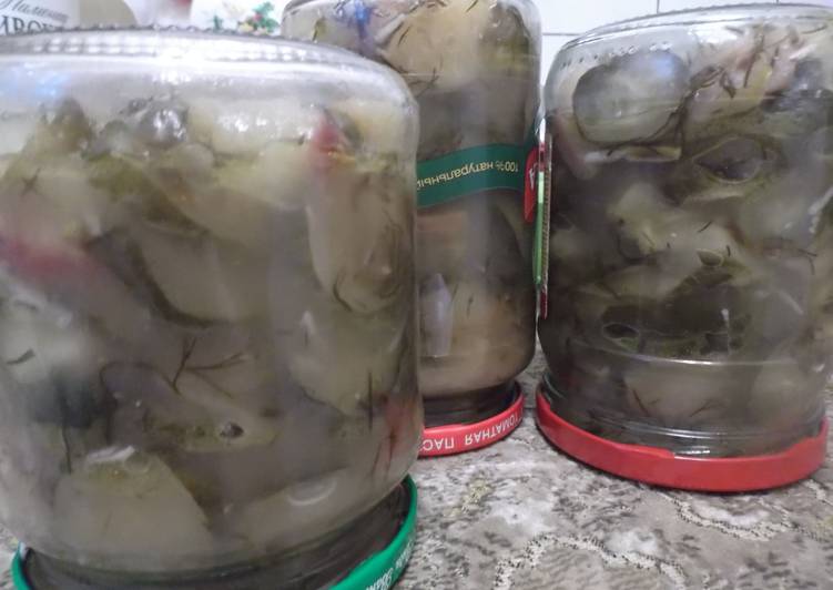 Рецепт огурцов с яблоками на зиму