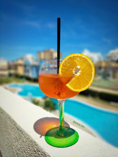 Una foto de Aperol spritz