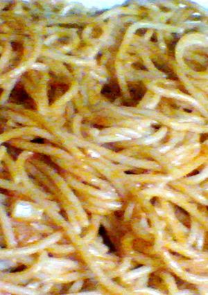 صورة لوصفة باستا بصوص ثوم