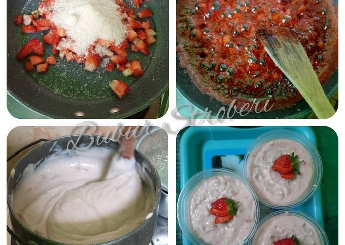 Bubur Pink Stroberi