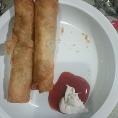 A picture of Chicken roll.