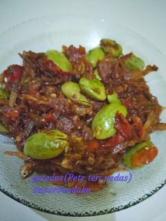 Foto resep Sambal petedas (Pete teri pedas)