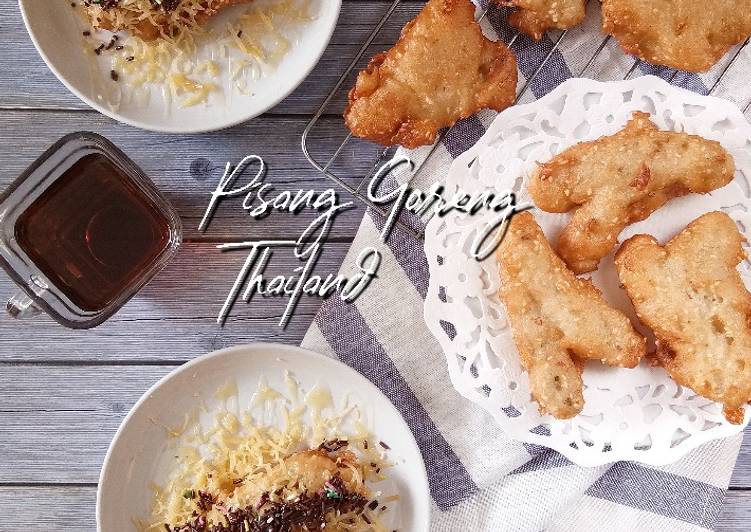 Resep Pisang goreng thailand Anti Gagal