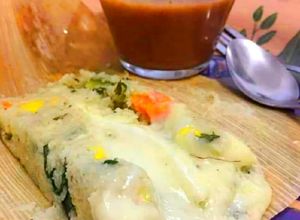 Una foto de Tamales de verduras