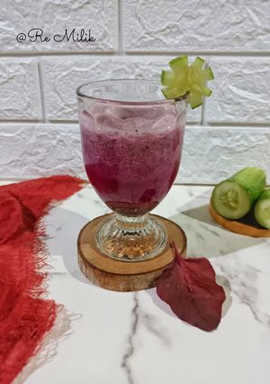 Foto resep 196. Jus Bayam Merah Yakult