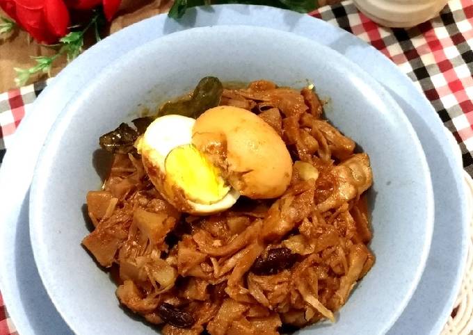 130. Gudeg Jogja (pake Kacang Merah)