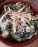 Crema de espinacas para pastas (libre de gluten)