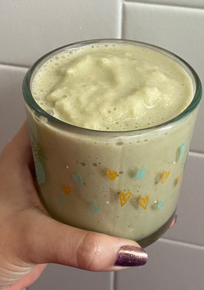 Una foto de Frappé de Matcha y Plátano 🍌