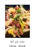 Mề gà xào thơm hành tây