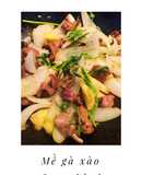 Mề gà xào thơm hành tây