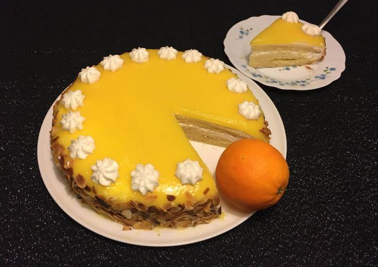 Gâteau à la crème d'Orange - Faye Douffet