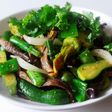 NẤM lộc nhung xào bí nụ