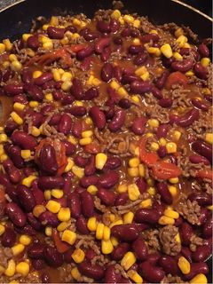 Chilis bab recept fotója