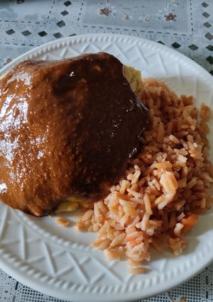 Una foto de Muslo de pollo con adobo