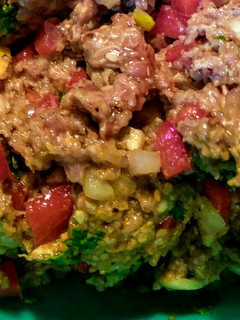 Una foto de CARNE Preparada para Rellenos...!