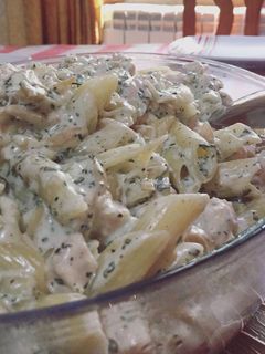 صورة لوصفة معكرونة بالزعتر