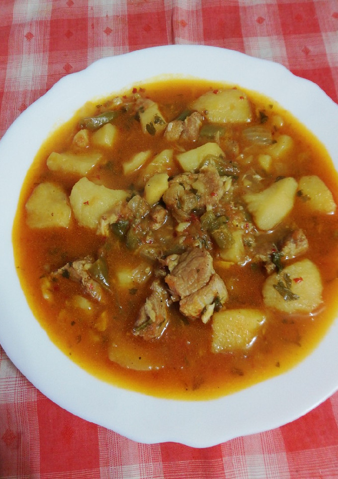 Una foto de Patatas receta de mami❤️
