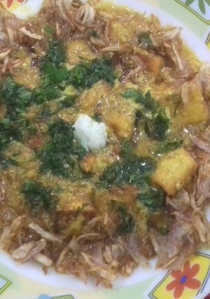 A picture of Paneer dopyaza.