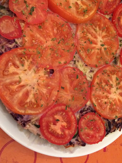 Una foto de Quiche de verduras