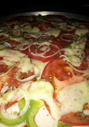 Foto de Pizza Low Carb - Massa Brócolis