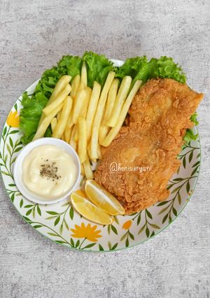 Foto resep Fish and Chip (ikan dori)