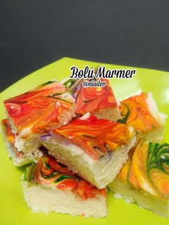 Foto resep Bolu Marmer Lembut (kukus dan panggang)