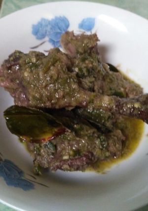 Foto resep Gulai itiak lado hijau Koto Gadang (gulai bebek cabe hijau)