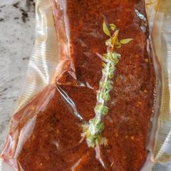 A picture of Vavo's Blackened Cajun Ribeye.