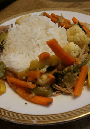 A picture of Veggie Chicken Stir Fry.