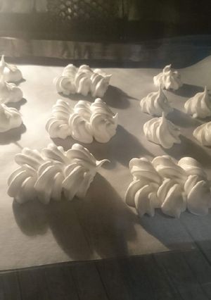 Une photo de Meringues à la vanille