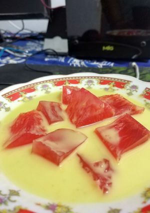 Foto resep Puding Mint Saus Alpukat