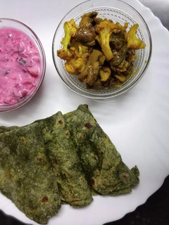 கீரை சப்பாத்தி செய்முறை முக்கிய புகைப்படம்