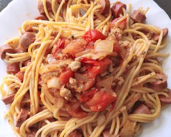 Popular Recipe Sausage Spaghetti Savory Delicious