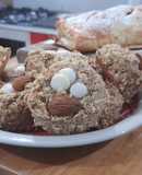 Galletas de pulpa de apio y manzana con avena
