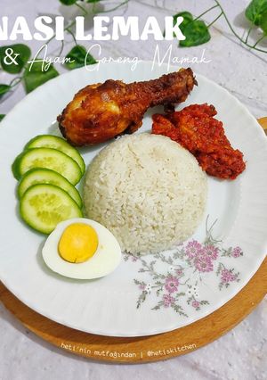 Foto resep Nasi Lemak Ayam Goreng Mamak