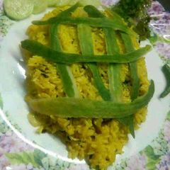 A picture of Vegetable pulao.