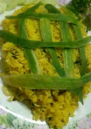 A picture of Vegetable pulao.