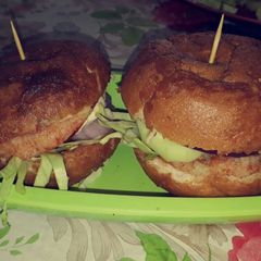 A picture of Vegetable burger.