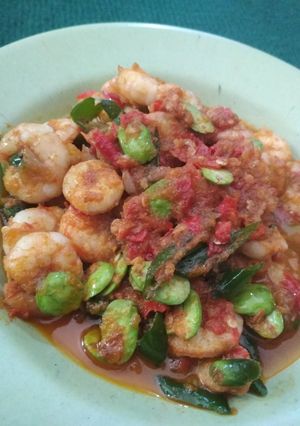 Foto resep Oseng udang cabe ijo