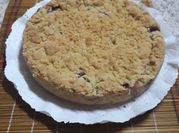 Una foto de crumble de uvas