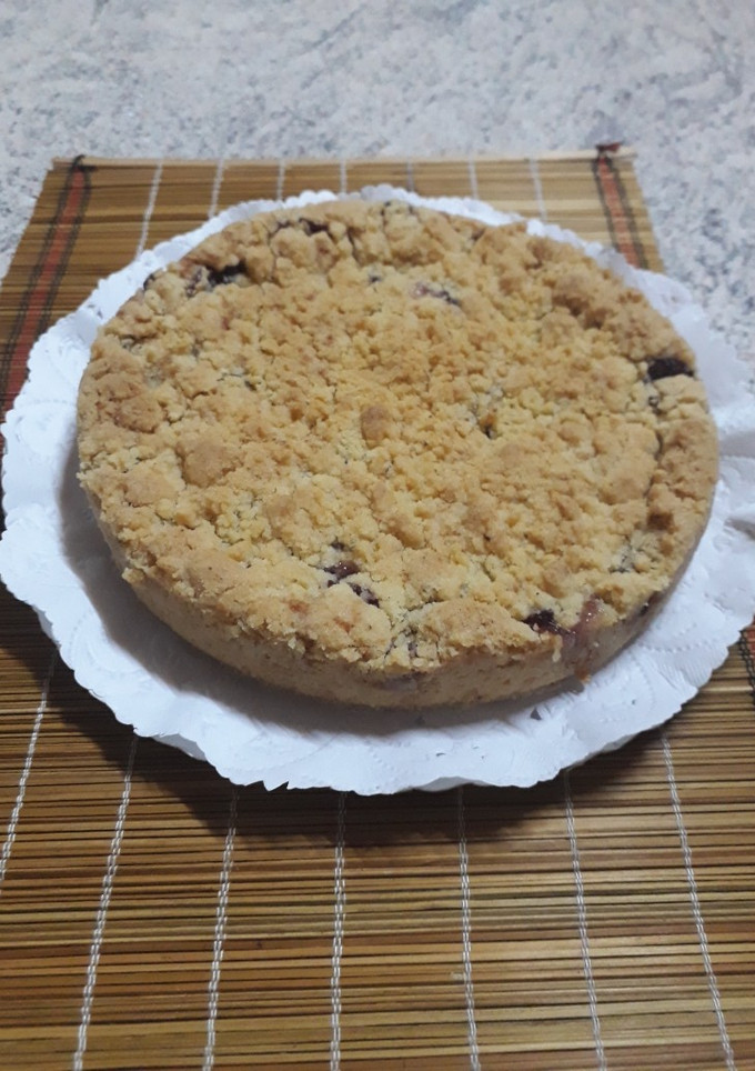 Una foto de Crumble de uvas moradas!!!😘