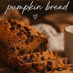 Chocolate chip pumpkin bread A picture of Chocolate chip pumpkin bread.