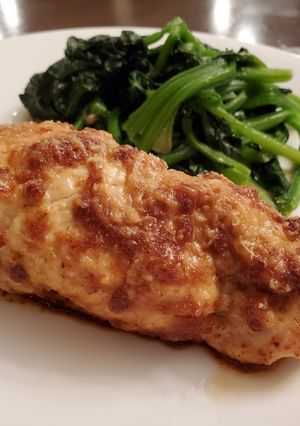 A picture of Parmesan Baked Chicken Breast.