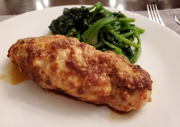 How to Prepare Homemade Parmesan Baked Chicken Breast