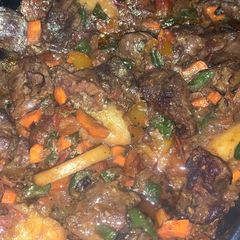 A picture of Grilled mutton sauce.