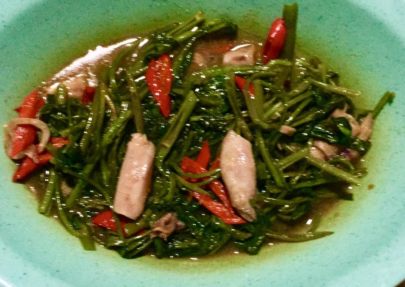 Tumis Kangkung Cumi