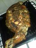 Pernil en papel aluminio