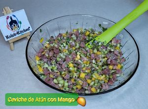 Una foto de Ceviche de Atún con Mango