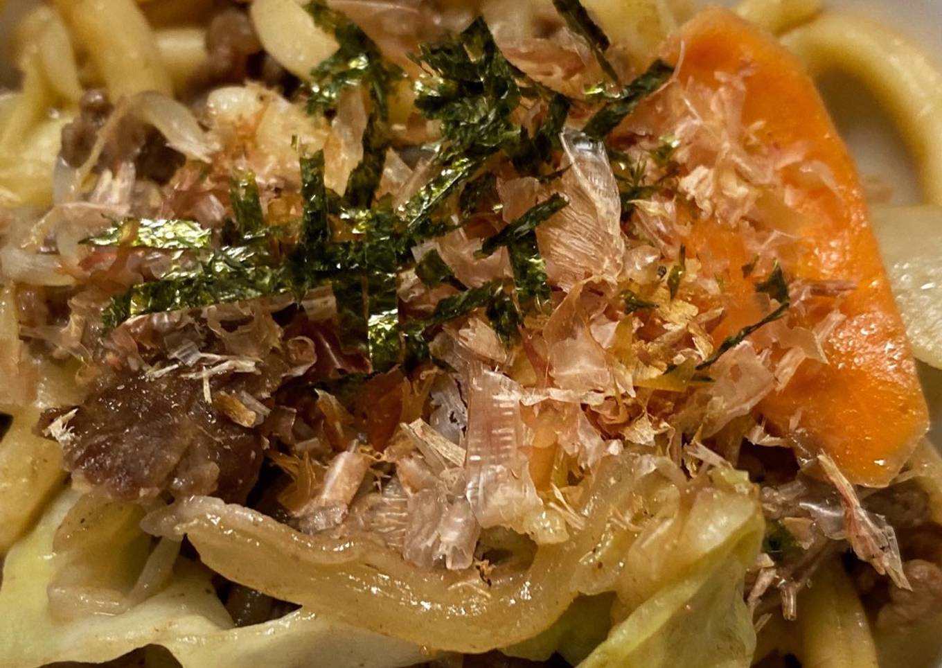 焼きうどんudon goreng  soft delights