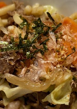 Foto resep 焼きうどんudon goreng  soft delights